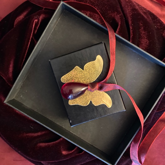 ♥️⭐️🩸RUBY RED GLASS EARRINGS🩸⭐️♥️ 3 PIECES ANTIQUE GLASS OVER 200 YEARS OLD🩸 - Picture 14 of 16